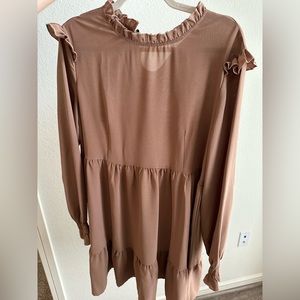 Brown dress